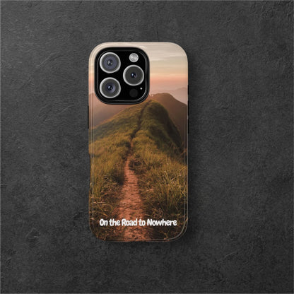 On the Road to Nowhere (But My Wi-Fi’s Full Bars) - iPhone 16 Tough Case